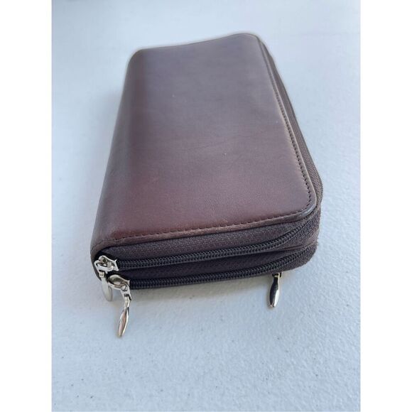 Tumi Brown Leather Wallet - Picture 4 of 10